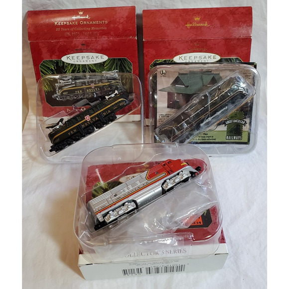 Lionel Trains Hallmark Ornament Santa Fe F3 Pennsylvania GG 746 Norfolk Western - Picture 3 of 3